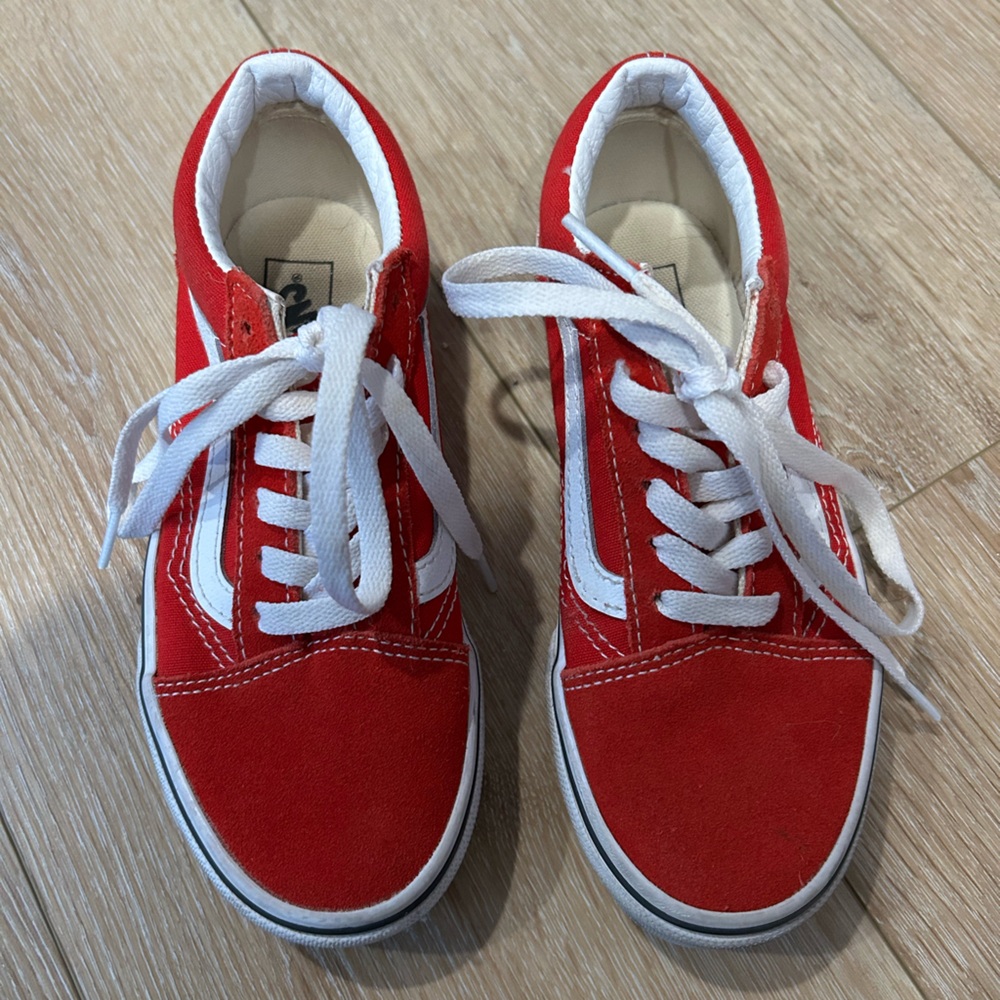 Kids red Vans - Picture 3 of 4